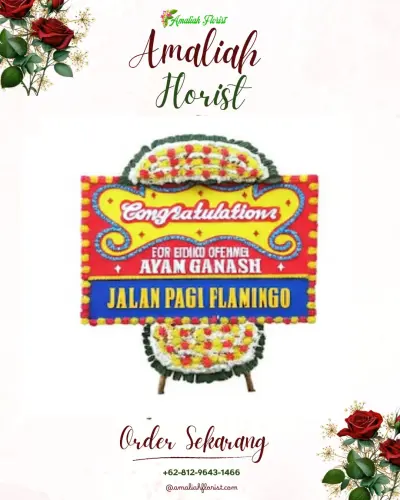 Bunga Papan Congratulation di Kelayan Timur